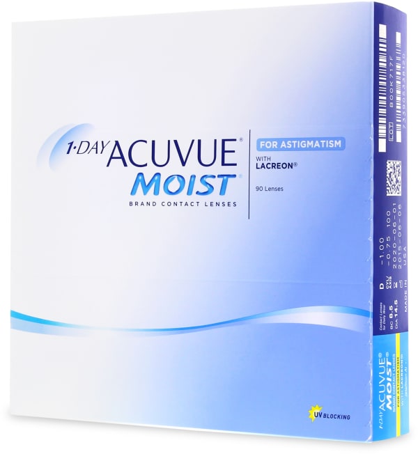 1 day acuvue moist 90 st linser för astigmatism lenson