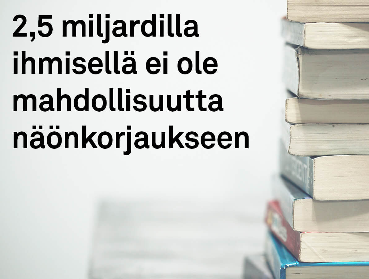 Kuinka lahjoitan silmälasit?
