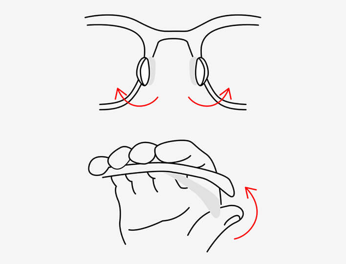 Sådan justerer dine briller derhjemme | Lensway