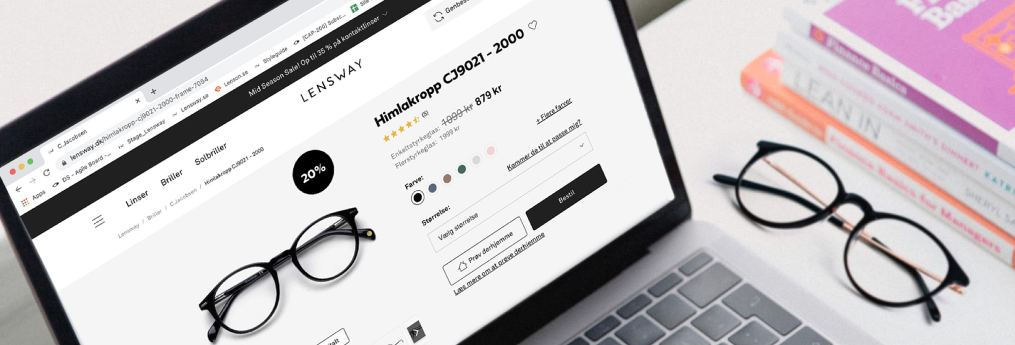 Hvordan køber man briller på nettet?