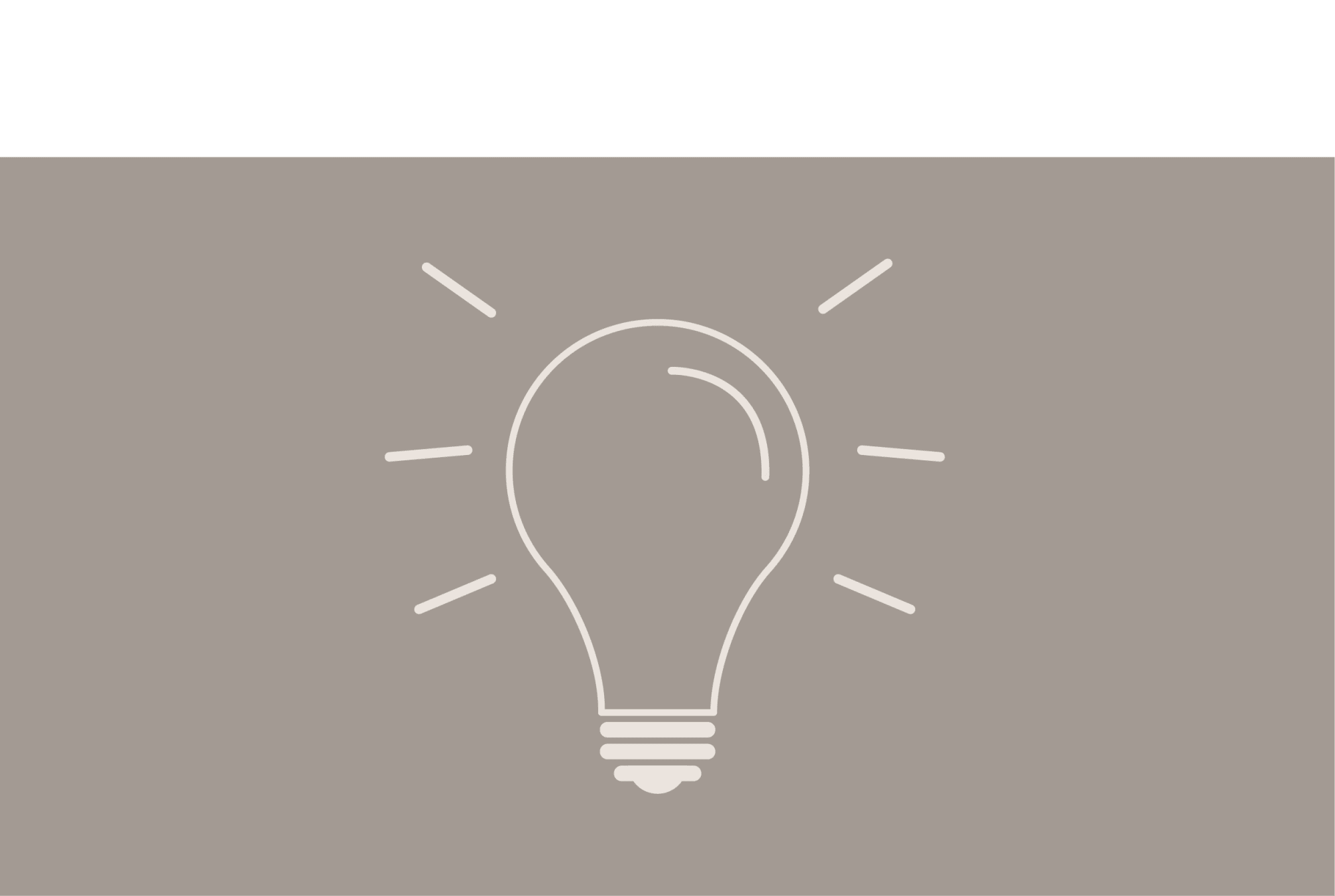 Illustration av en glödlampa.