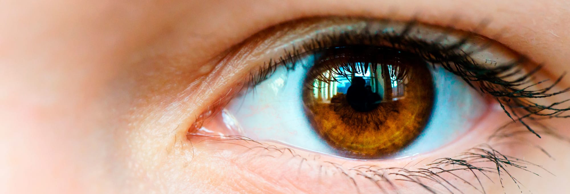 Nærbillede af øje.