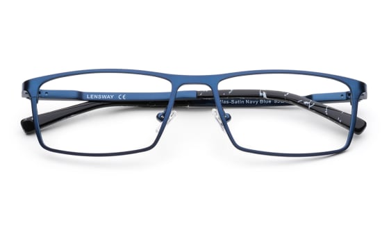 Atlas - Satin Navy Blue