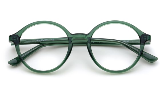 Hoop - Crystal Dark Green