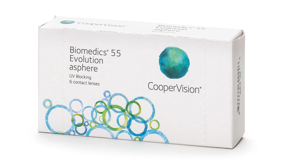 Biomedics 55 Evolution, CooperVision