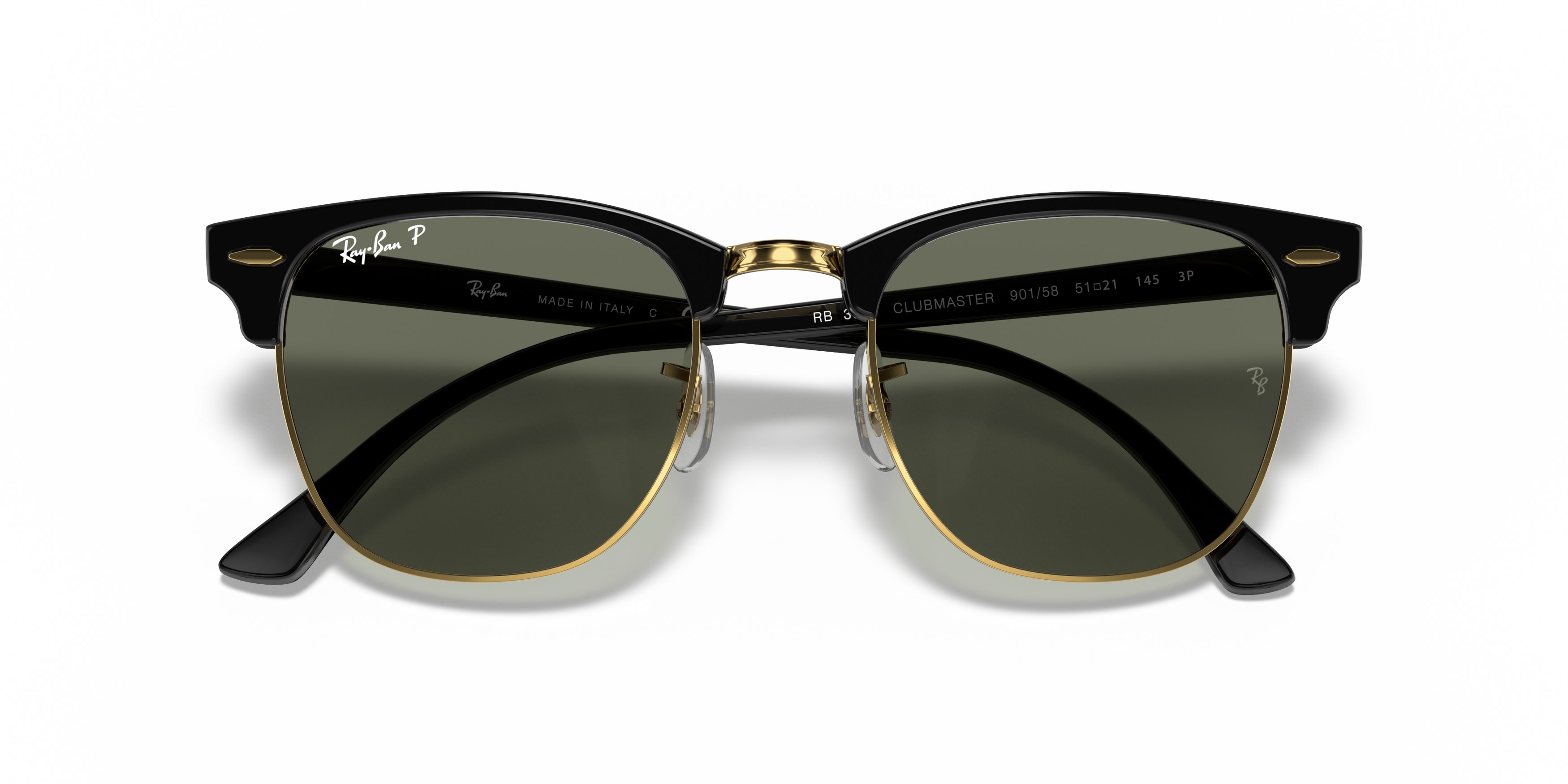 Clubmaster RB3016-901/58 51 Polarized