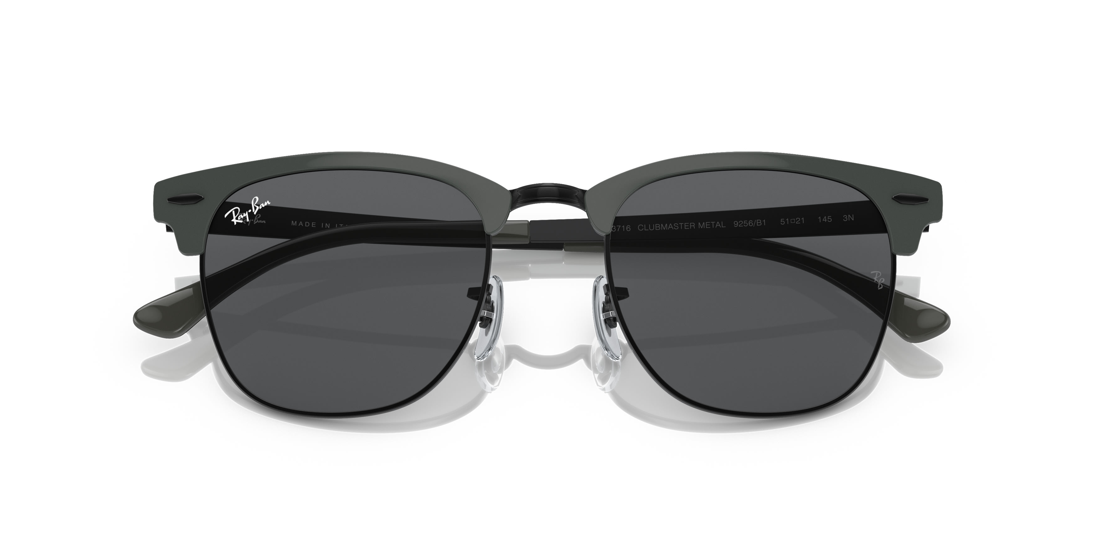 synd Juster vinge Clubmaster Metal RB3716 - 9256B1 - Solbriller - Ray-Ban | Lensway